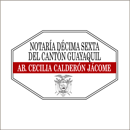 Notaría Décima Sexta (16) de Guayaquil-logo