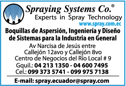 Boquillas de Pulverización